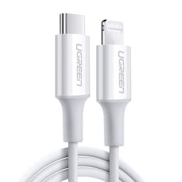 Ugreen MFi USB-C till Lightning kabel 1.5m - Vit