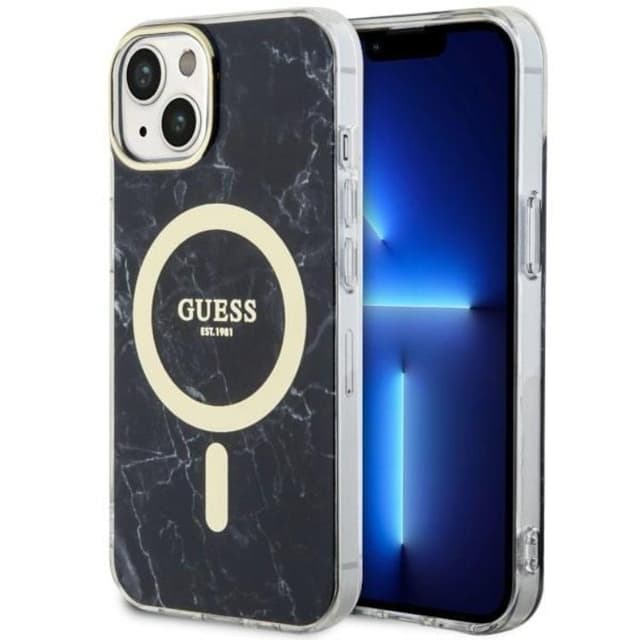 Guess Mobilskal till iPhone 14 Plus MagSafe Marble