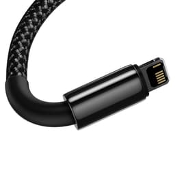 Baseus Tungsten USB-A till Lightning kabel 2m - Svart