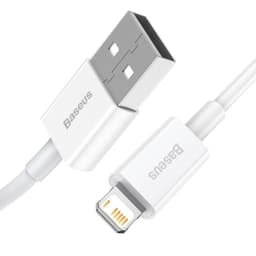 Baseus Superior USB-A till Lightning kabel 1.5m - Vit