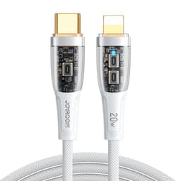 Joyroom Fast USB-C till Lightning kabel 20W 1.2m - Vit