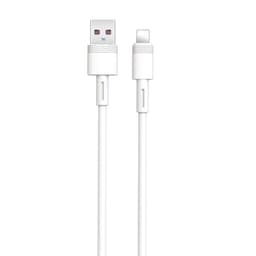 XO USB-A Till Lightning Kabel 1m 5A NB-Q166 - Vit