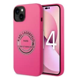 Karl Lagerfeld iPhone 14 Plus Etui Silikone RSG - Lyserød