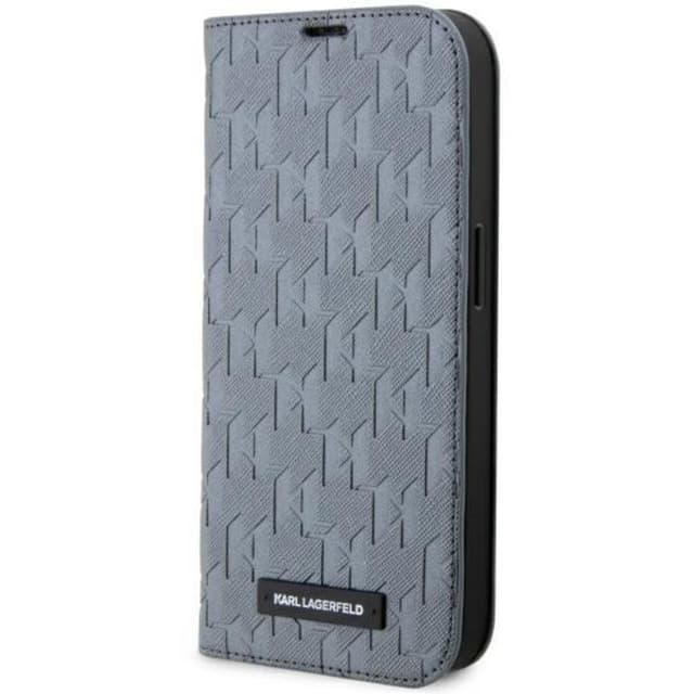 KarlLagerfeld iPhone 14 Pro Max Plånboksfodral Monogram
