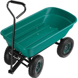 tectake Trækvogn Cubbi, bæreevne 120kg 100 x 47.5 x 46 cm Grøn