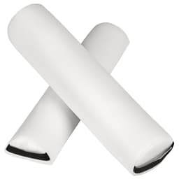 tectake Sæt med massageruller 64 x 8 x 14 cm Hvid