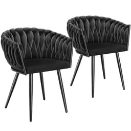 Spisestol Astano - fløyel, knutedesign