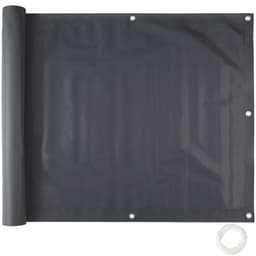 Balkong avskjerming, versjon 1 - svart,90 cm
