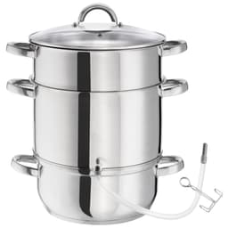 tectake Saftkoger 15 liter  26 x 26 x 41 cm Sølv