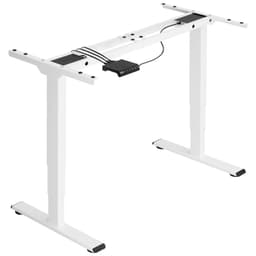 tectake Höj- och sänkbart skrivbord Twain 60 x 168 x 125 cm Vit