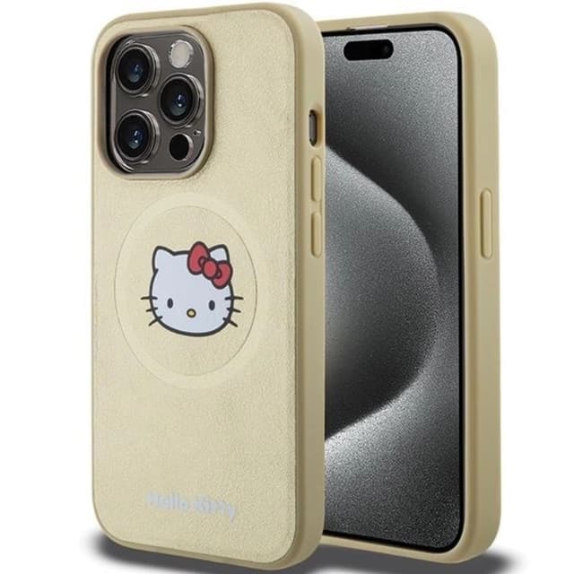Hello Kitty Mobilskal till iPhone 14 Pro Max Magsafe Läder Kitty Head