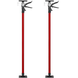 tectake Monteringsstöd 2-pack 115 – 290cm 20 x 8 x 115 cm Röd