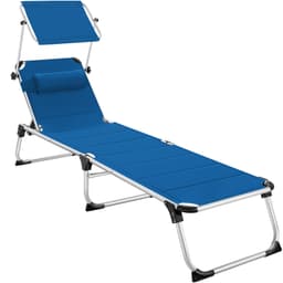 tectake Solseng Lorella aluminium, justerbart ryglæn 198 x 60.5 x 111 cm Blå