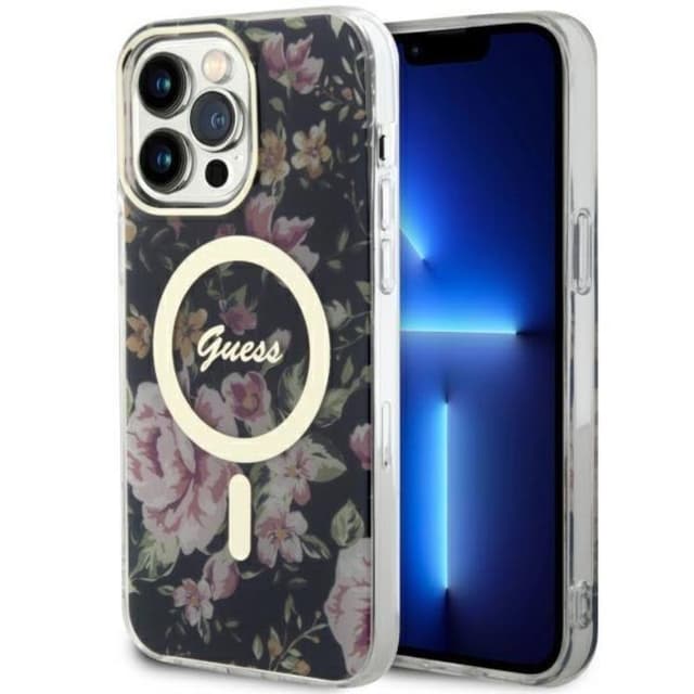 Guess Mobilskal till iPhone 14 Pro MagSafe Flower