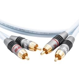 Supra audiokabel Dual RCA 2m