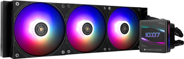 Thermalright Grand Vision 360 ARGB CPU-vandkøler (3 blæsere, sort)