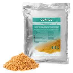 VONROC Premium Blandbäddsharts – Påfyllning 4,5L | För DI Vattenfilter | 100 % rent, fläckfritt vatten