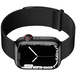 Graphite Milanese Loop Band for Apple Watch Sort L
