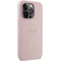 Guess Mobilskal till iPhone 14 Pro Max Magsafe Saffiano - Rosa