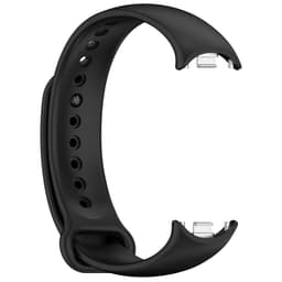 Stilig TPU-stropp til Xiaomi Band 8/9 (metallhode) Sort