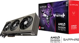 SAPPHIRE NITRO+ AMD Radeon RX 9070 GAMING OC 16GB grafikkort