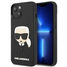 Karl Lagerfeld iPhone 14 Plus Etui 3D Gummi Karlshoved - Sort