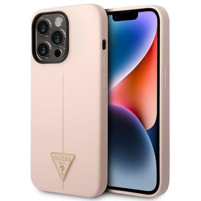 GUESS iPhone 14 Pro Skal Silicone Triangle