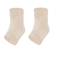 Urheilullinen nilkkatuki (päivitetty silikonihihna) Beige L