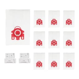 Miele FJM støvsugerposer, AirClean 3D støvposerstatninger (10+2 pakke)