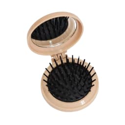 Kompakt sammenleggbar luftputekam med sminkespeil kaffe