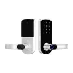 Älykäs sormenjälkilukko Tuya - TTLock Bluetooth Biometrinen avaimeton sisäänkäynti kotiin, asuntoon, hotelliin, kouluun Hopea