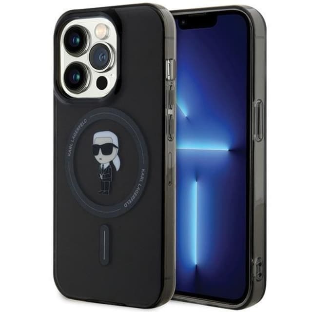 Karl Lagerfeld iPhone 14 Pro Mobilskal Magsafe IML Ikonik