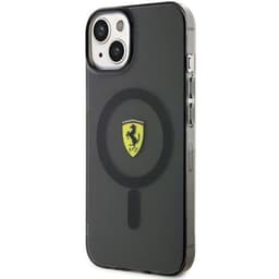 Ferrari Mobilskal till iPhone 14 Plus Magsafe Translucent - Svart