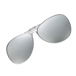 Clip-on Solglasögon - Polariserade Körglasögon Silver