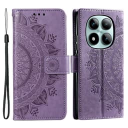 SKALO Mandala Plånboksfodral för Xiaomi Redmi Note 15 Pro+ 5G - Lila