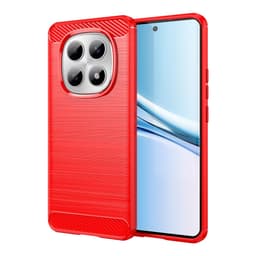 SKALO Armor Carbon Skal för Xiaomi Redmi Note 15 5G - Röd