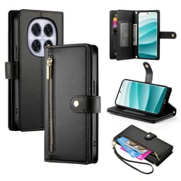 SKALO Zipper Big Plånboksfodral för Xiaomi Redmi Note 15 5G - Svart