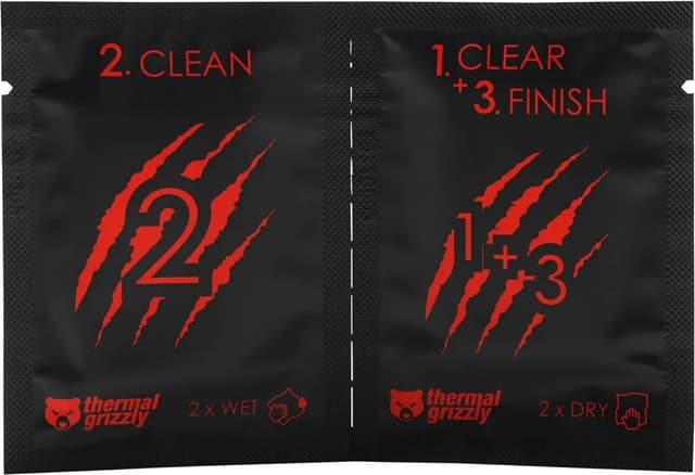 Thermal Grizzly rengöringsservetter (10 set)
