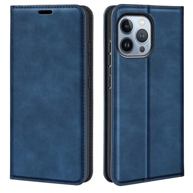 Folio iPhone 14 Pro Plånboksfodral  - Blå