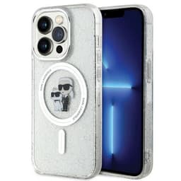 KARL LAGERFELD Mobilskal till iPhone 14 Pro Max Magsafe Glitter - Clear