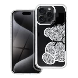 Mobilskal till iPhone 14 Pro Teddy Bear - Silver