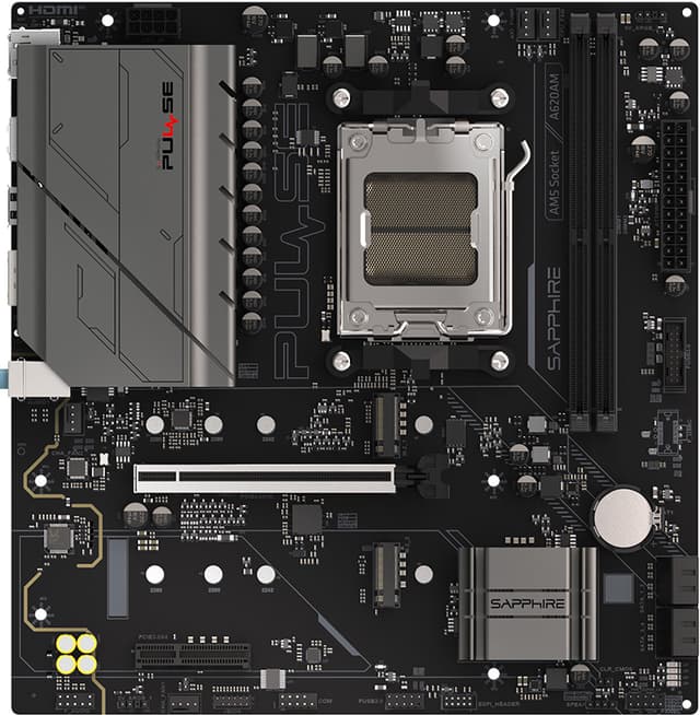 Sapphire Pulse A620AM bundkort