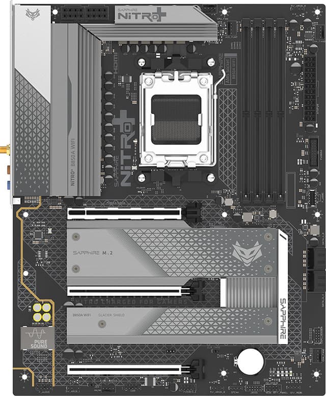 Sapphire Nitro+ B850A WIFI7 bundkort