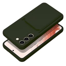 Mobilskal till Galaxy S24 Plus Korthållare - Grön