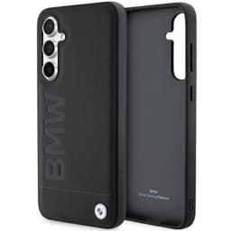 BMW Mobilskal till Galaxy S23 FE Läder Hot Stamp - Svart