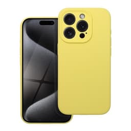 Mobilskal till iPhone 16e Silikon 2mm - Gul