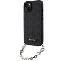 KARL LAGERFELD Mobilskal till iPhone 14 Saffiano Monogram Chain