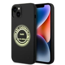Karl Lagerfeld iPhone 14 Plus Etui Silikone RSG - Sort