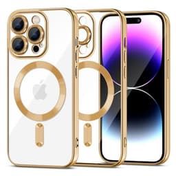 Tech-Protect Mobilskal till iPhone 15 Pro Max Magsafe Magshine - Guld