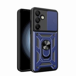 Mobilskal till Galaxy S24 FE Hybrid Armor Camshield - Blå